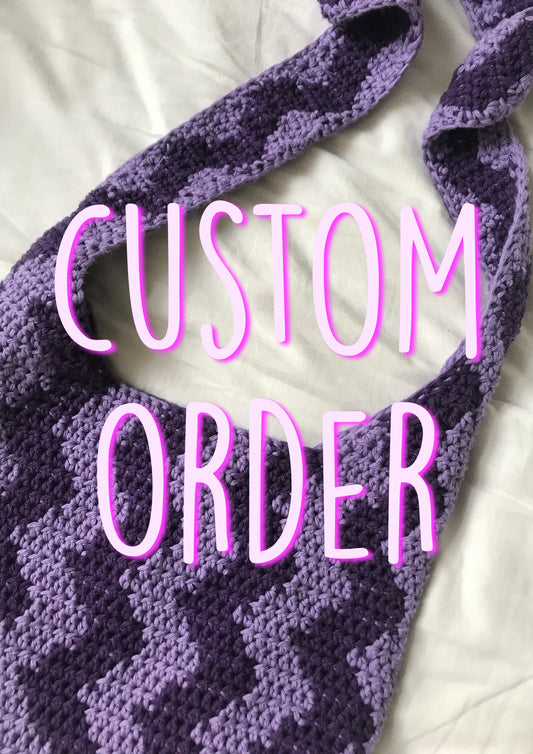 Custom order ⁂ The Isabel Bag
